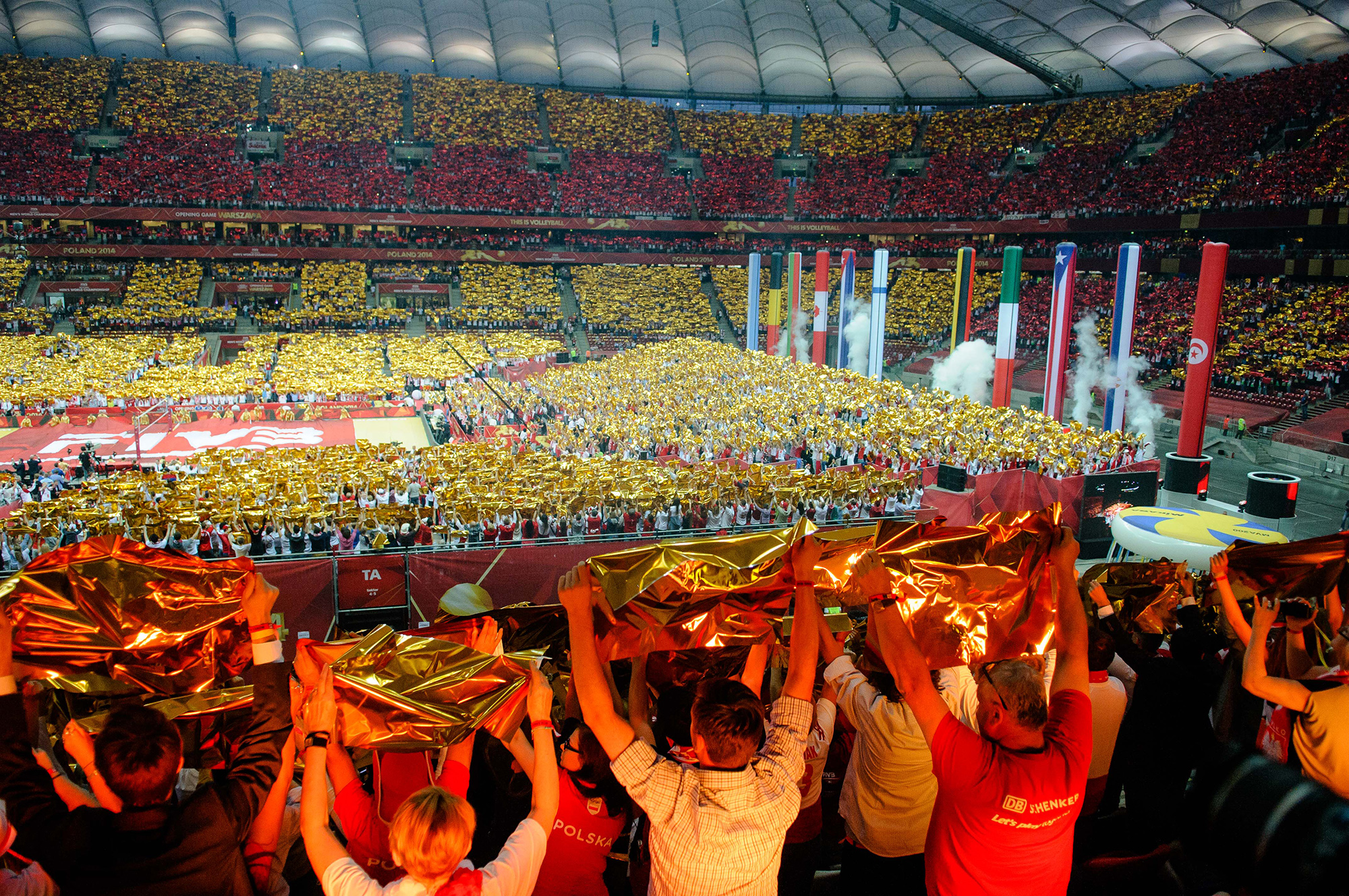 Ceremonia Otwarcia Mistrzostw Świata W Piłce Siatkowej Mężczyzn 2014 na Stadionie Narodowym w Warszawie